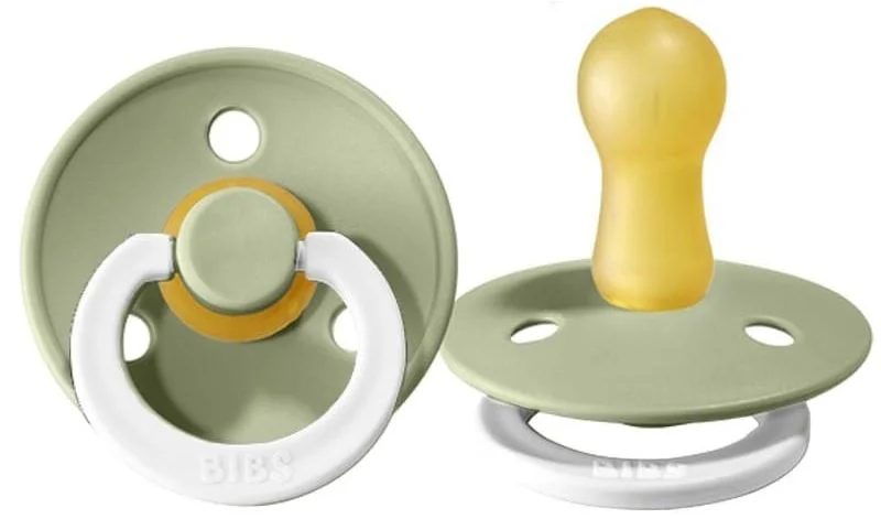 Suzeta rotunda din latex BIBS Sage Glow (6-18 luni) foto