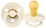 Suzeta rotunda din latex BIBS Ivory (18-36 luni) foto