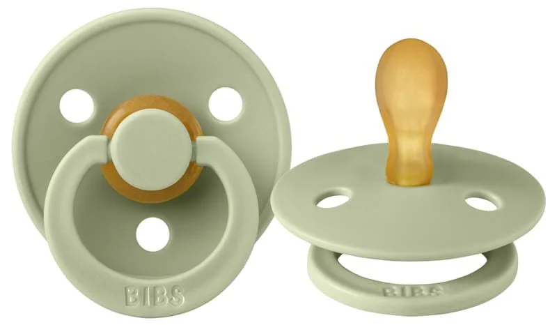 Suzeta simetrica din latex BIBS Colour Sage (0-6 luni) foto