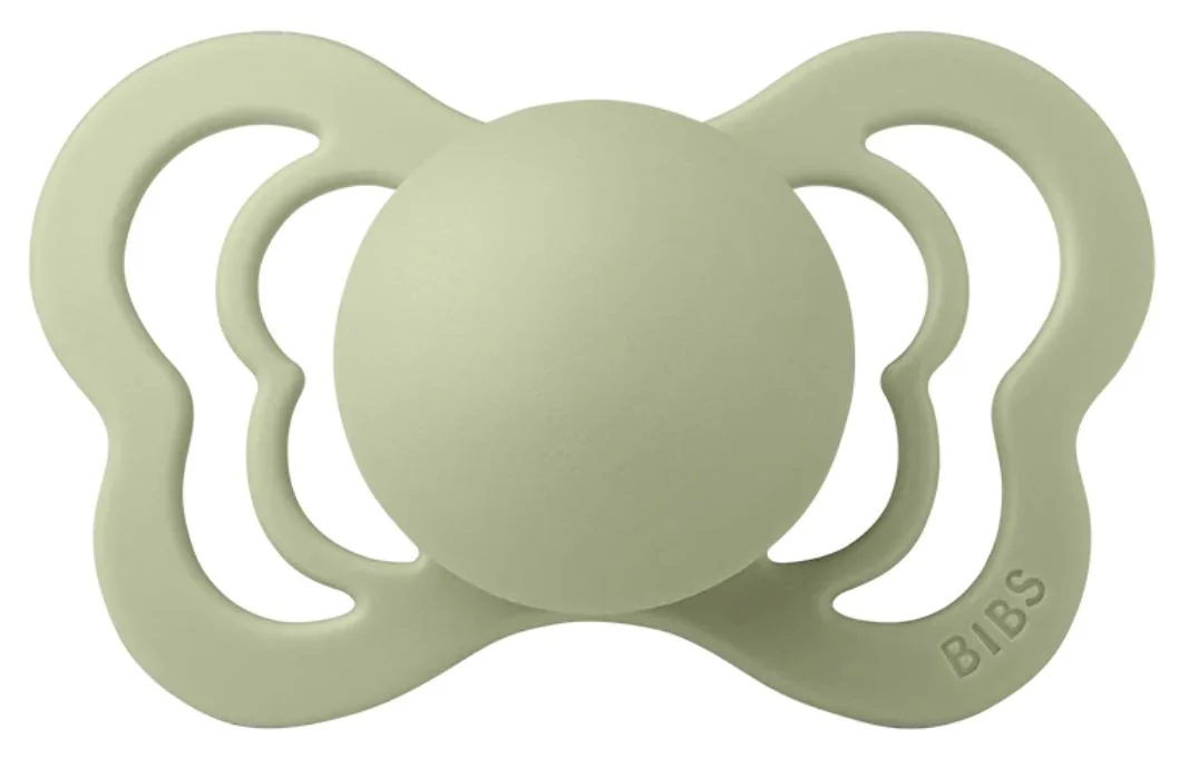 Suzeta anatomica din silicon BIBS Couture Sage (0-6 luni) foto