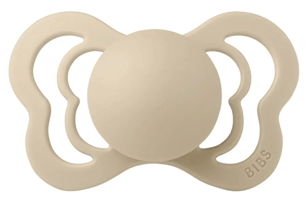 Suzeta anatomica din silicon BIBS Couture Vanilla (0-6 luni) foto