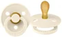 Suzeta simetrica din latex BIBS Colour Ivory (6-18 luni) foto