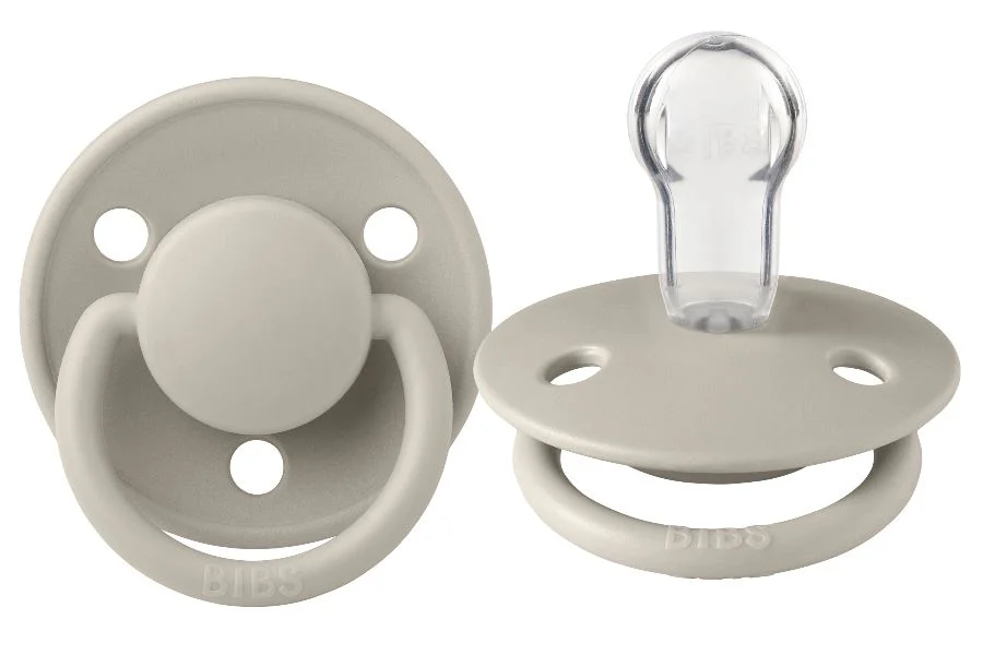 image for Suzeta rotunda din silicon BIBS De Lux Sand (0-36 luni) foto