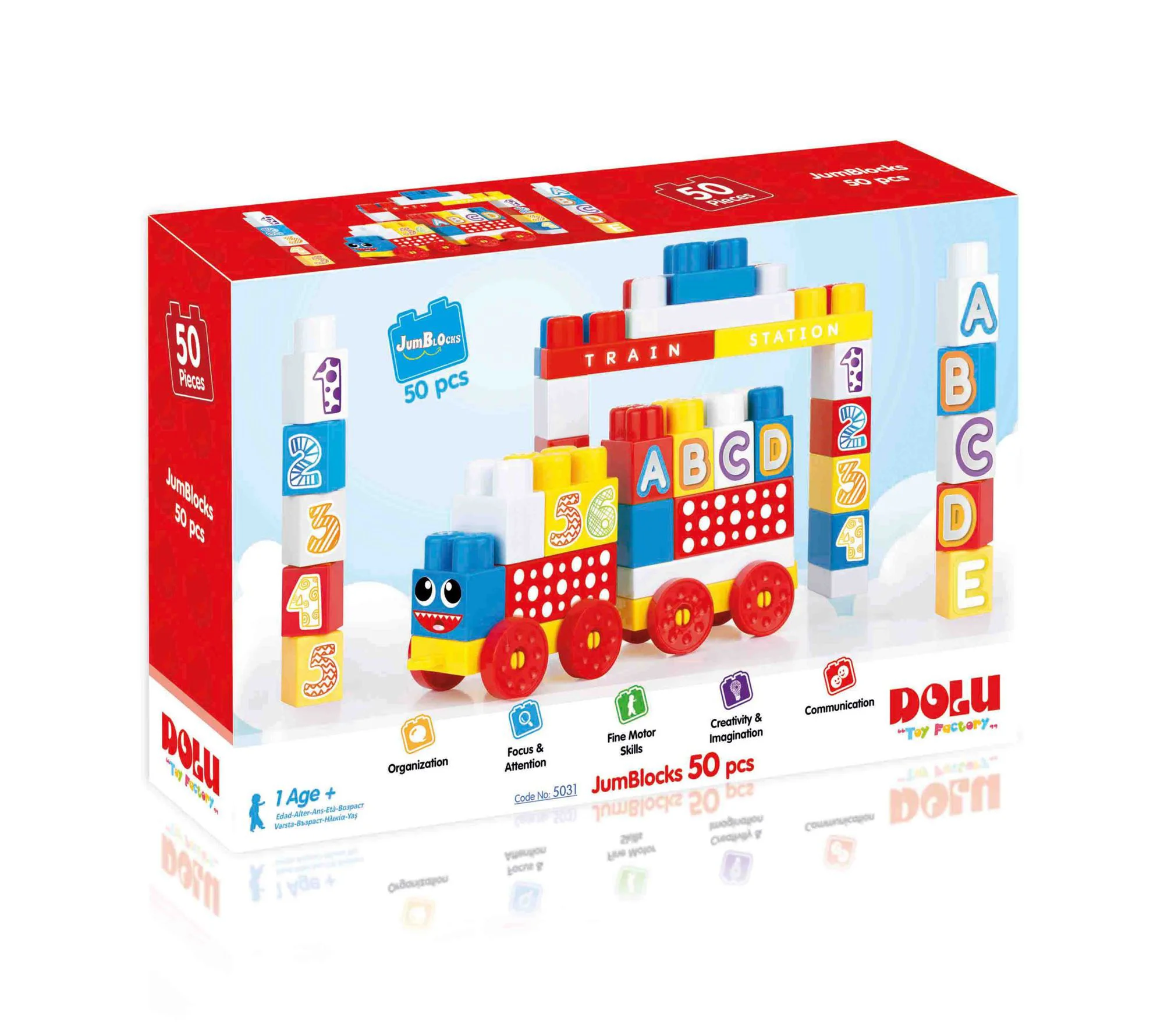 Constructor Dolu JumBlocks, 50 piese foto