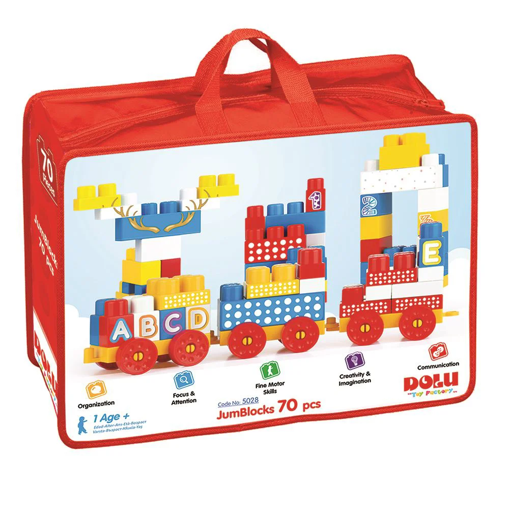 image for Constructor Dolu JumBlocks, 70 piese foto