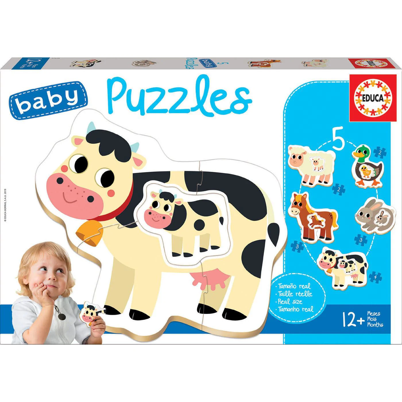 Puzzle 5 in 1 Educa Baby Ferma foto