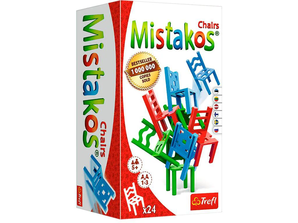 Joc educativ Trefl Mistakos Chairs 3-os foto