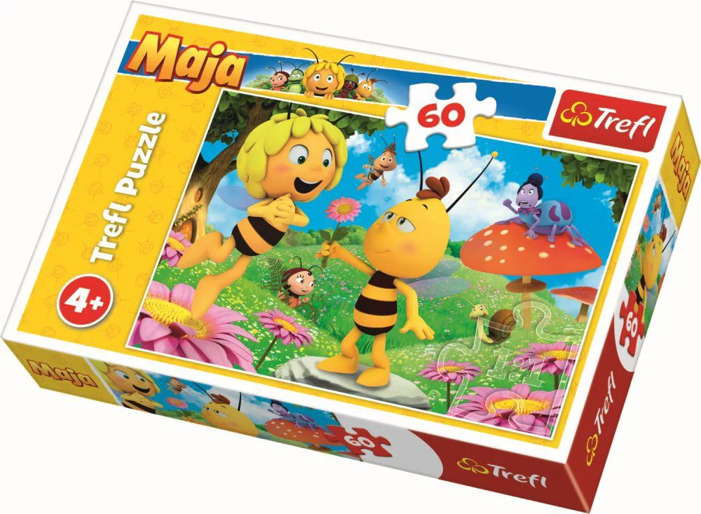 Puzzle Trefl Florile albinutei Maya, 60 piese foto