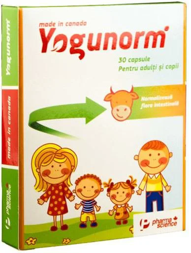 Supliment alimentar Yogunorm, 30 capsule