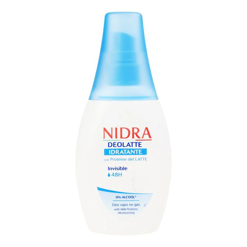 Deodorant Spray Nidra Hidratant Latte, 75 ml