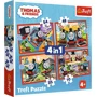 Puzzle Trefl 4 in 1 Uimitorul Thomas foto