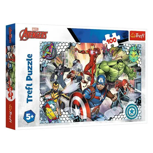 Puzzle Trefl Razbunatorii celebri, 100 el. foto
