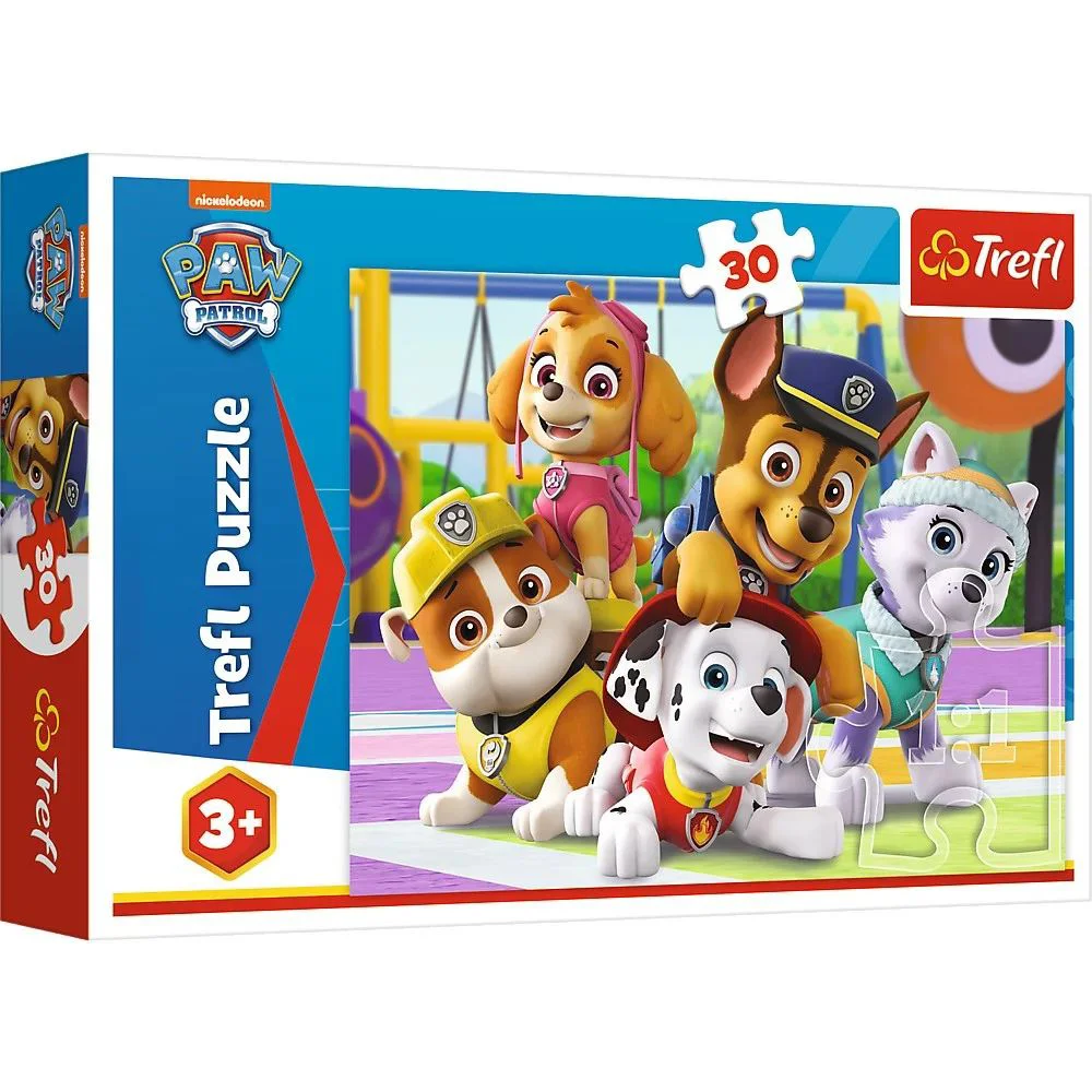 Puzzle Trefl Patrula catelusilor mereu la timp, 30 el. foto