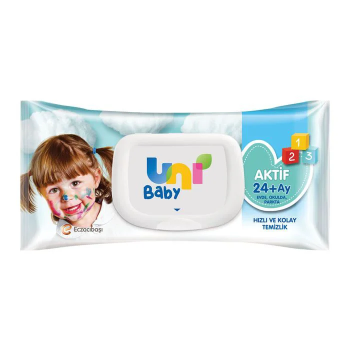 Влажные салфетки Uni Baby Active, 72 шт.