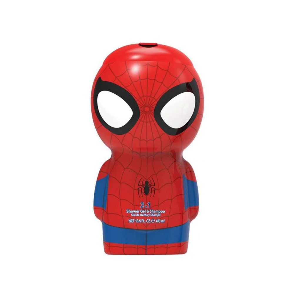 Gel de dus si sampon 2 in 1 Air-Val 2D Spider Man, 400 ml foto
