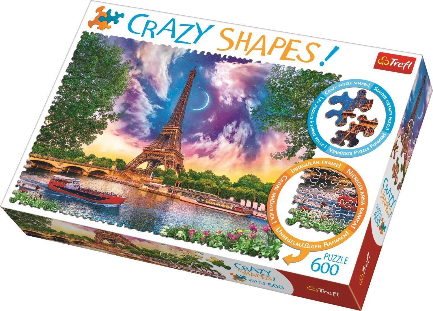 Puzzle Trefl Cer de poveste la Parisului, 600 piese foto