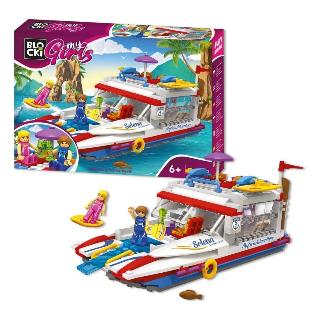 Set de constructie Blocki MyGirls Iaht, 413 el.