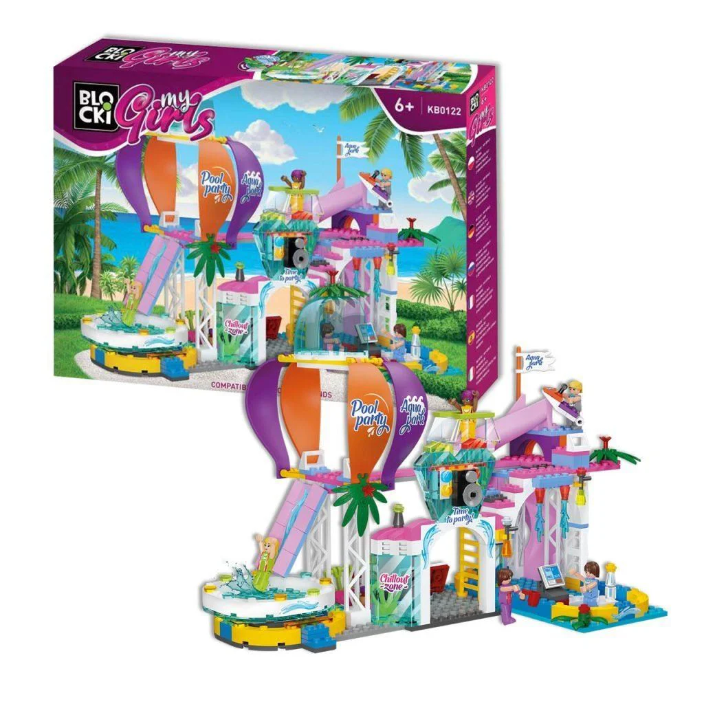 Set de constructie Blocki MyGirls Aquapark, 343 el.