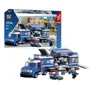 Set de constructie Blocki Sectie mobila de politie, 332 el.