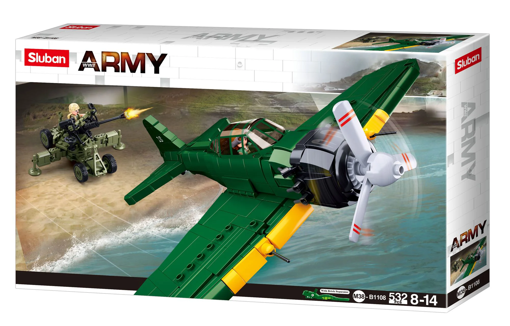 Constructor Sluban Army - A6M Zero foto