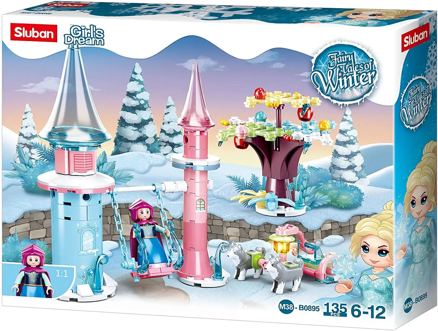 Constructor Sluban Fairy Tales of Winter Snowfield foto