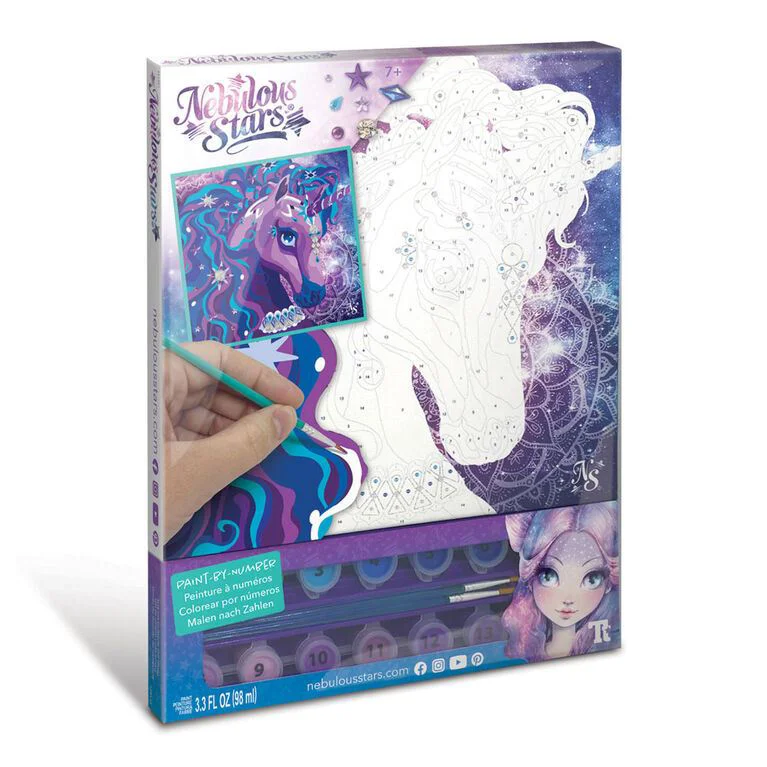 Set de creatie Nebulous Stars Picteaza pe cifre, Calul Nebulia foto