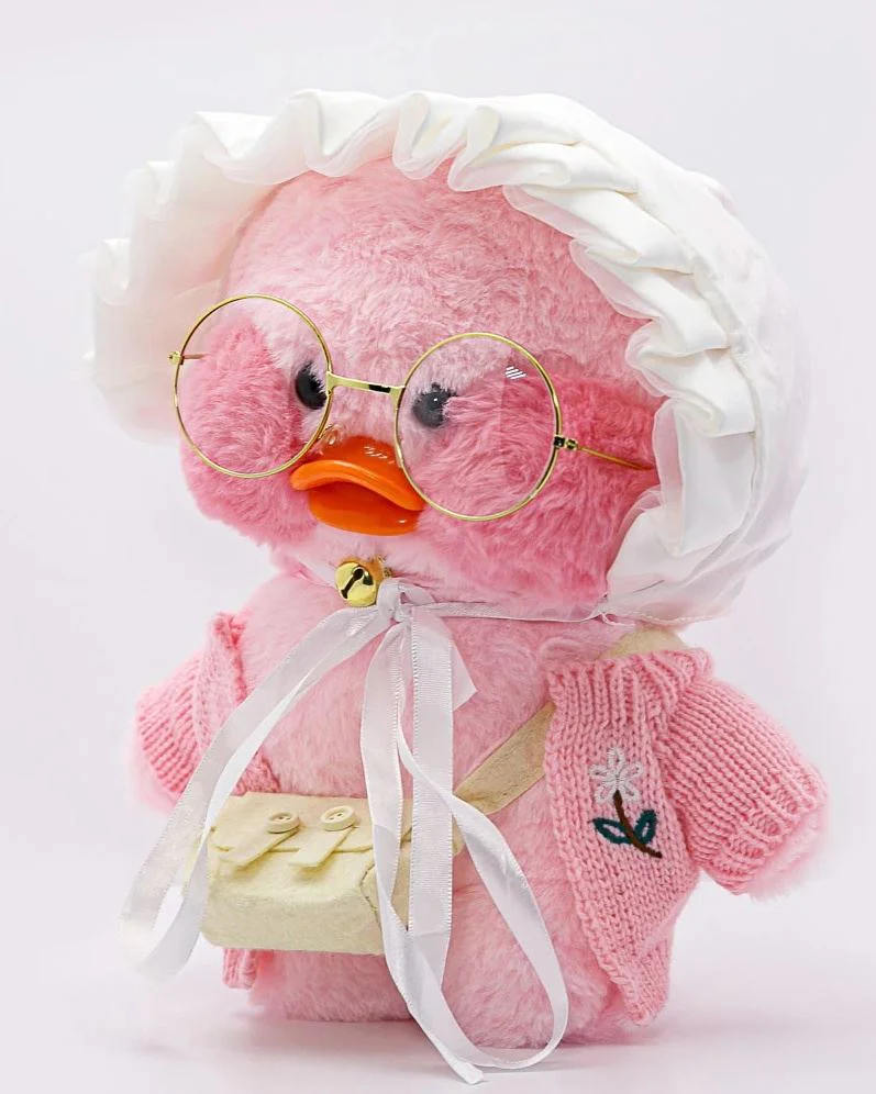 Jucarie de plus Ratusca Lalafanfan Cafe Mimi 30cm - model 12 foto