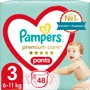 Chilotei Pampers Premium Care Pants 3 (6-11 kg), 48 buc. foto