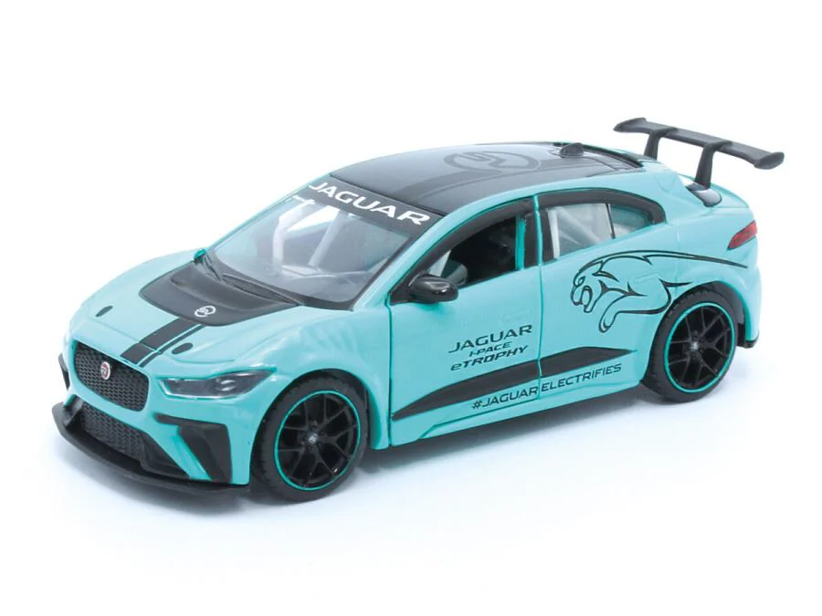 image for Macheta auto Jaguar I-PACE e-TROPHY, 1:36, Blue foto