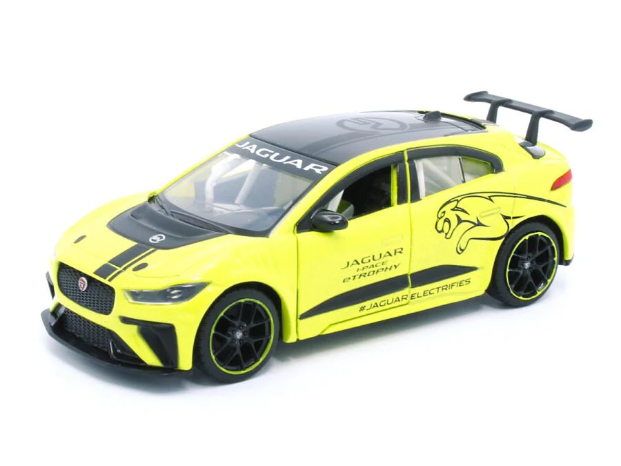 image for Macheta auto Jaguar I-PACE e-TROPHY, 1:36, Yellow foto