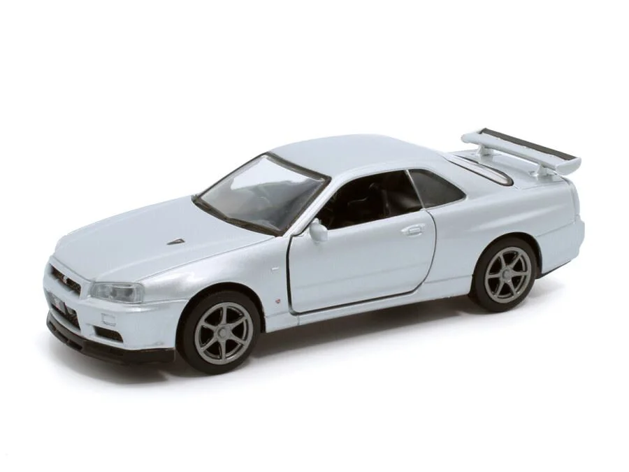 image for Macheta auto Nissan GT-R34 V-Spec II, 1:36, Silver foto