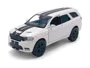 Macheta auto Dodge Durango SRT, 1:36, White / Black striping foto