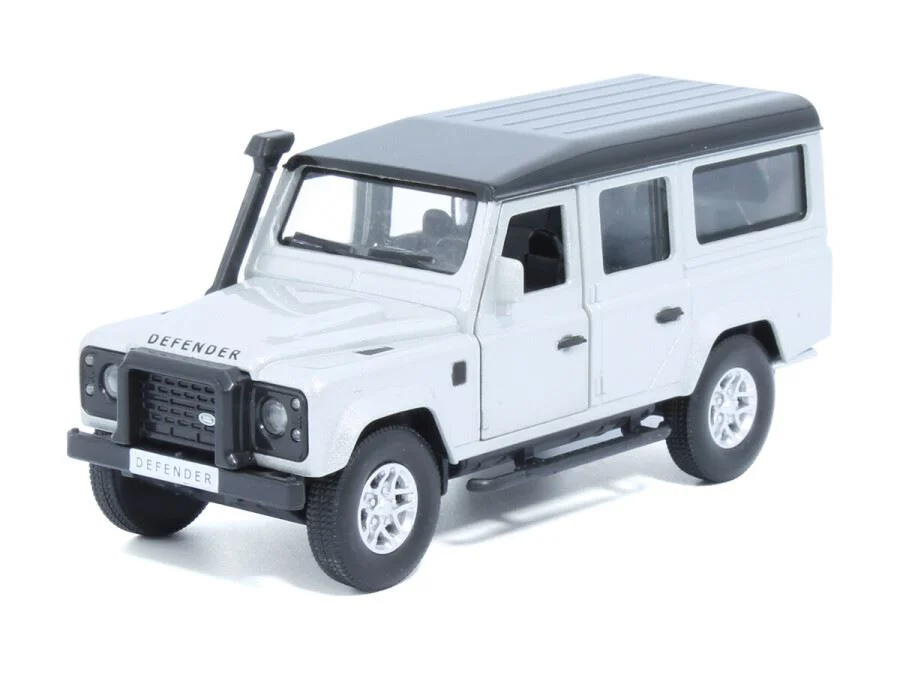 Автомобиль Land Rover Defender 110, масштаб 1:36, Indus Silver