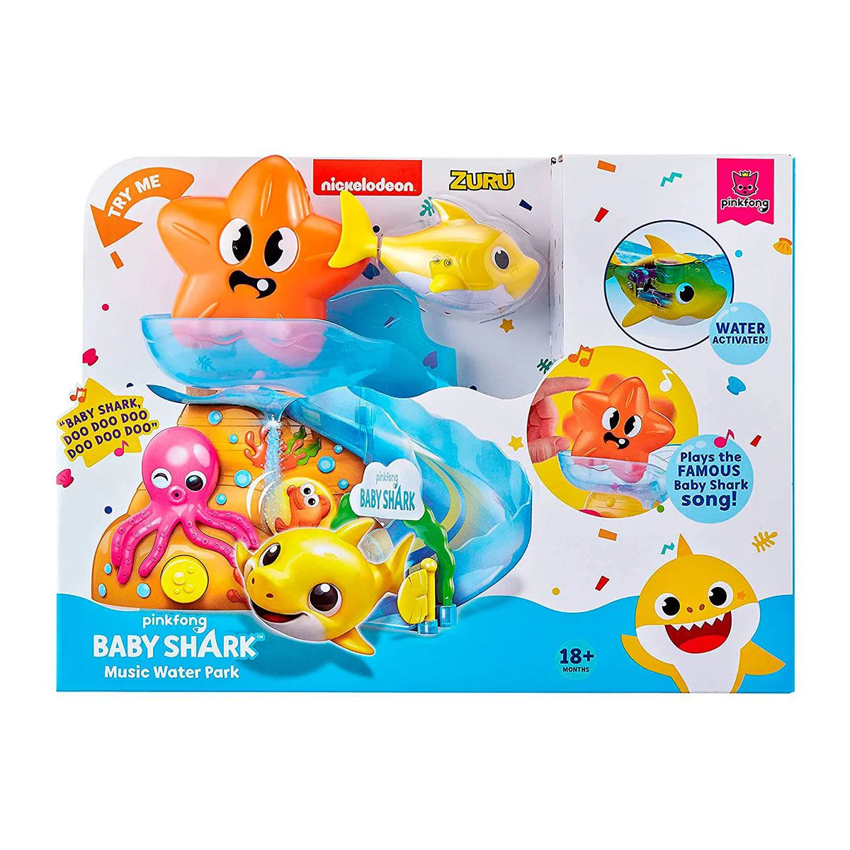 Set de joaca pentru baie interactiva Robo Alive Zuru Baby Shark foto