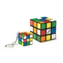 Set 2 jucarii Cub RUBIK'S 3x3 si mini cub cu breloc