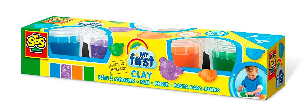 Pasta care nu se usuca pentru modelare SES Creative seria "My first"-Bright Moments