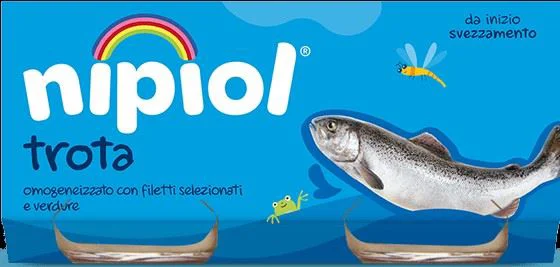 Piure Nipiol din pastrav cu cartofi (6+ luni), 2x80 g