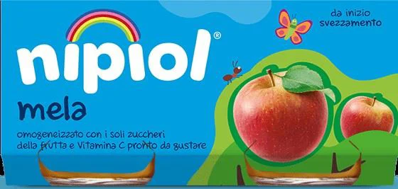 Piure Nipiol din mere (4+ luni), 2x80 g