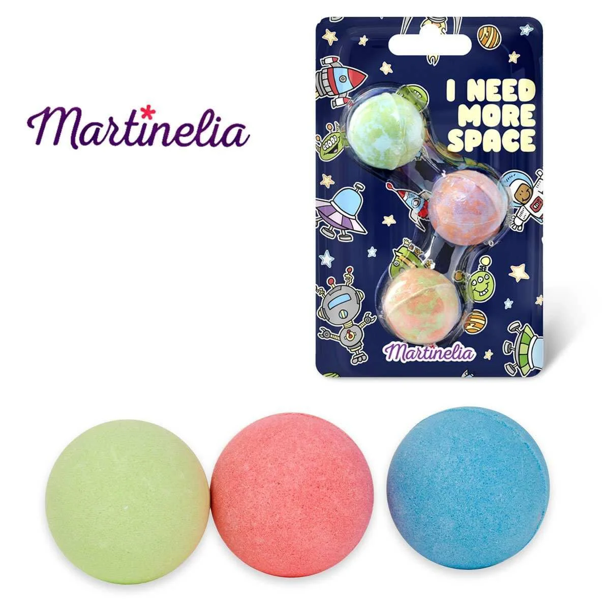Набор для ванны с 3 пузырьками Martinelia I Need More Space