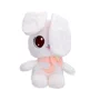 Плюшевая игрушка Peekapets Белый кролик с подвижными ушами, 28 см