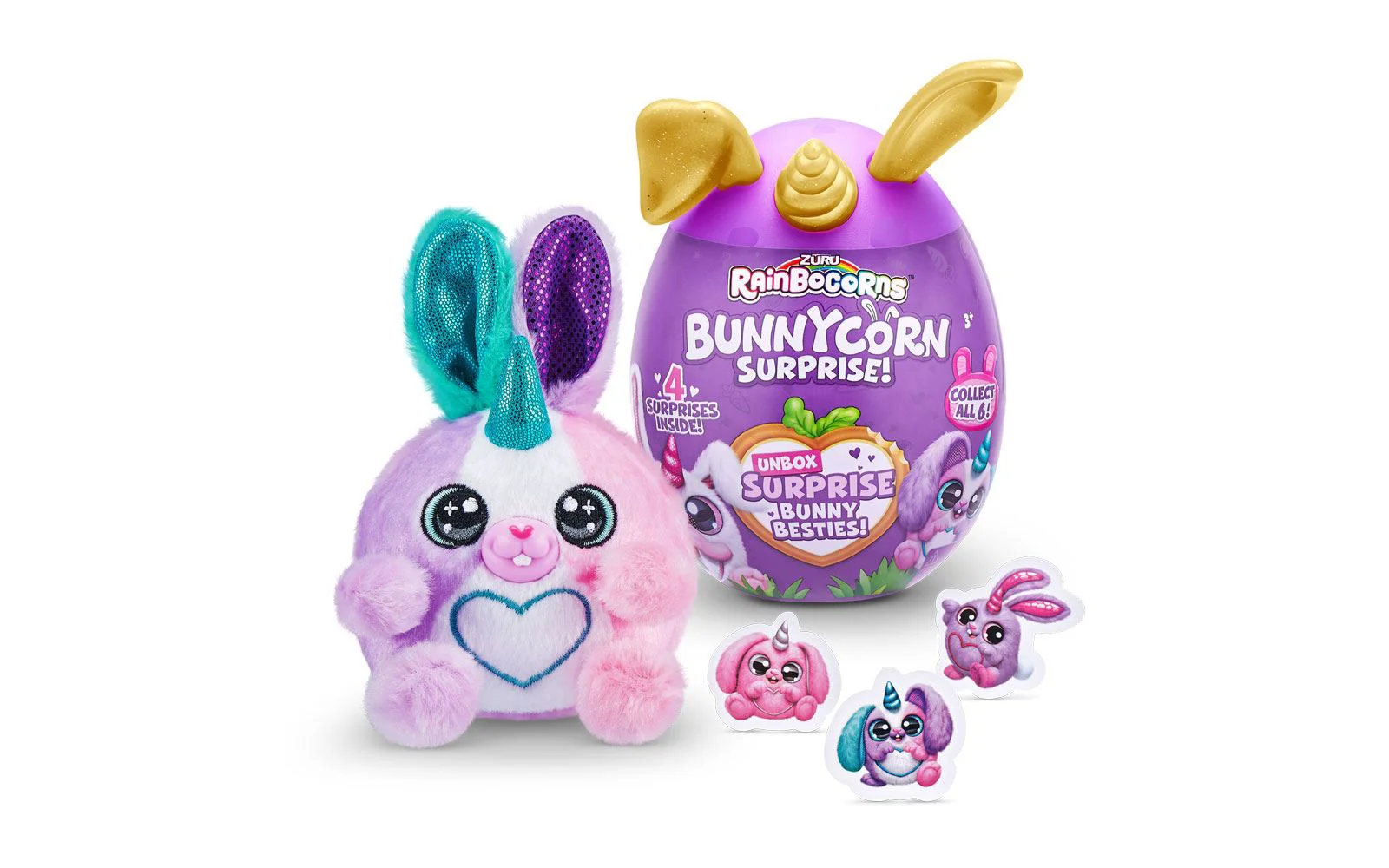 Мягкая игрушка-сюрприз Rainbocorns Bunnycorn