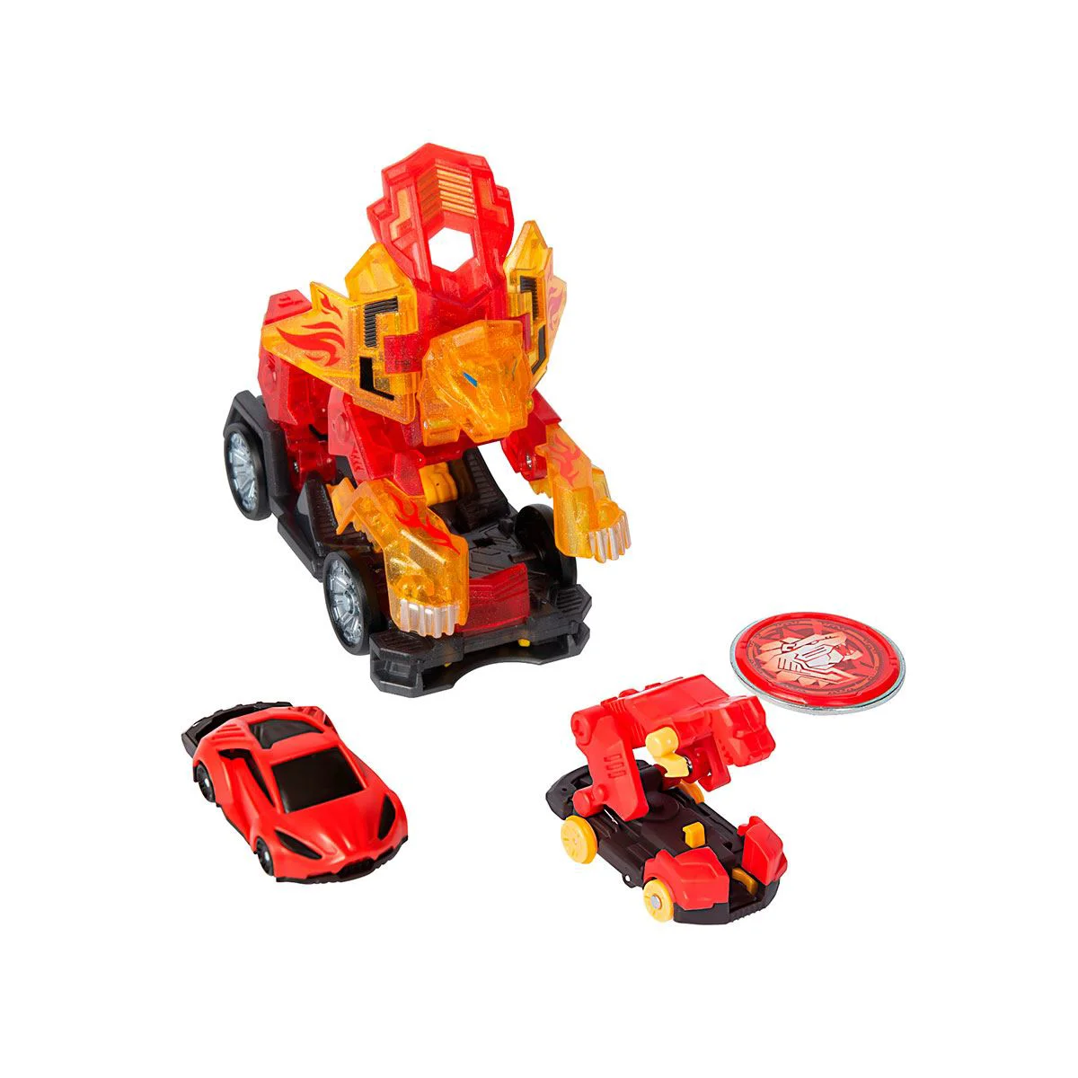 Set masina-transformer Screechers Wild! S4 L3 Wildfire Lion