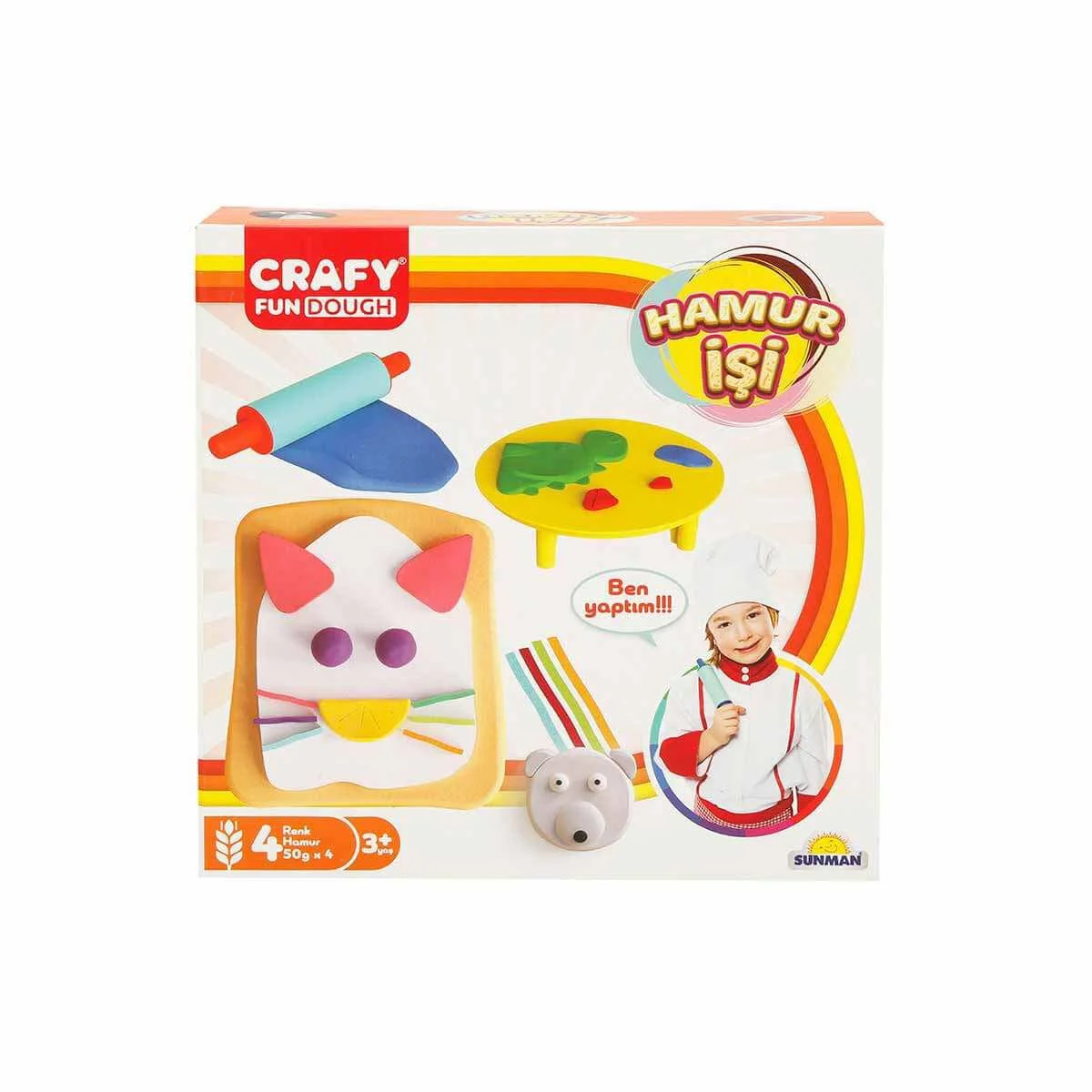 image for Набор моделирующих паст Crafy Dough Mom's Pastry, 6 эл. foto