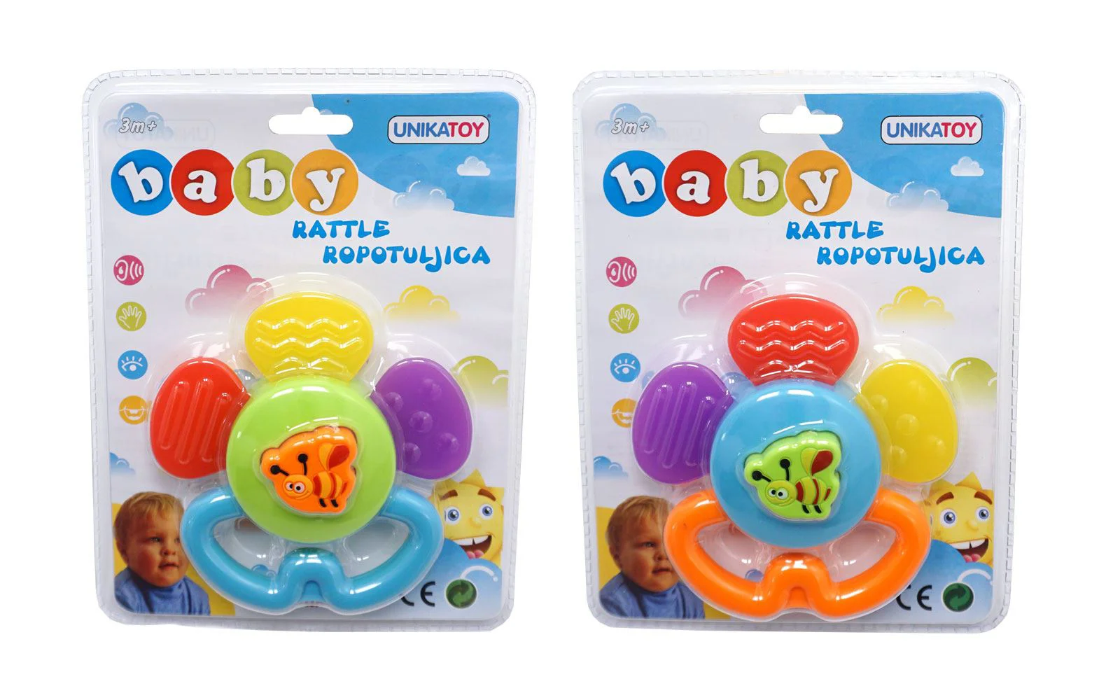 Zornaitoare-dentitie Unika Toys Floare
