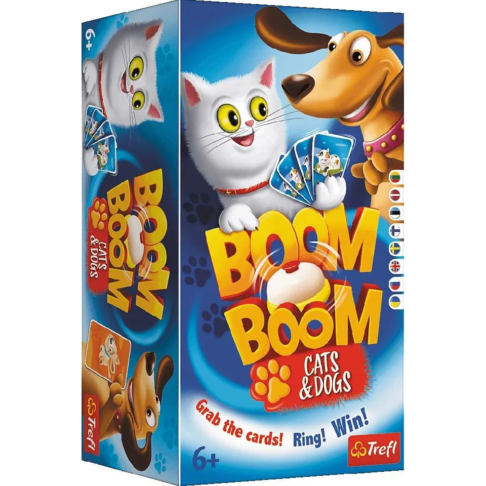 Joc Trefl - Boom Boom Dogs & Cats