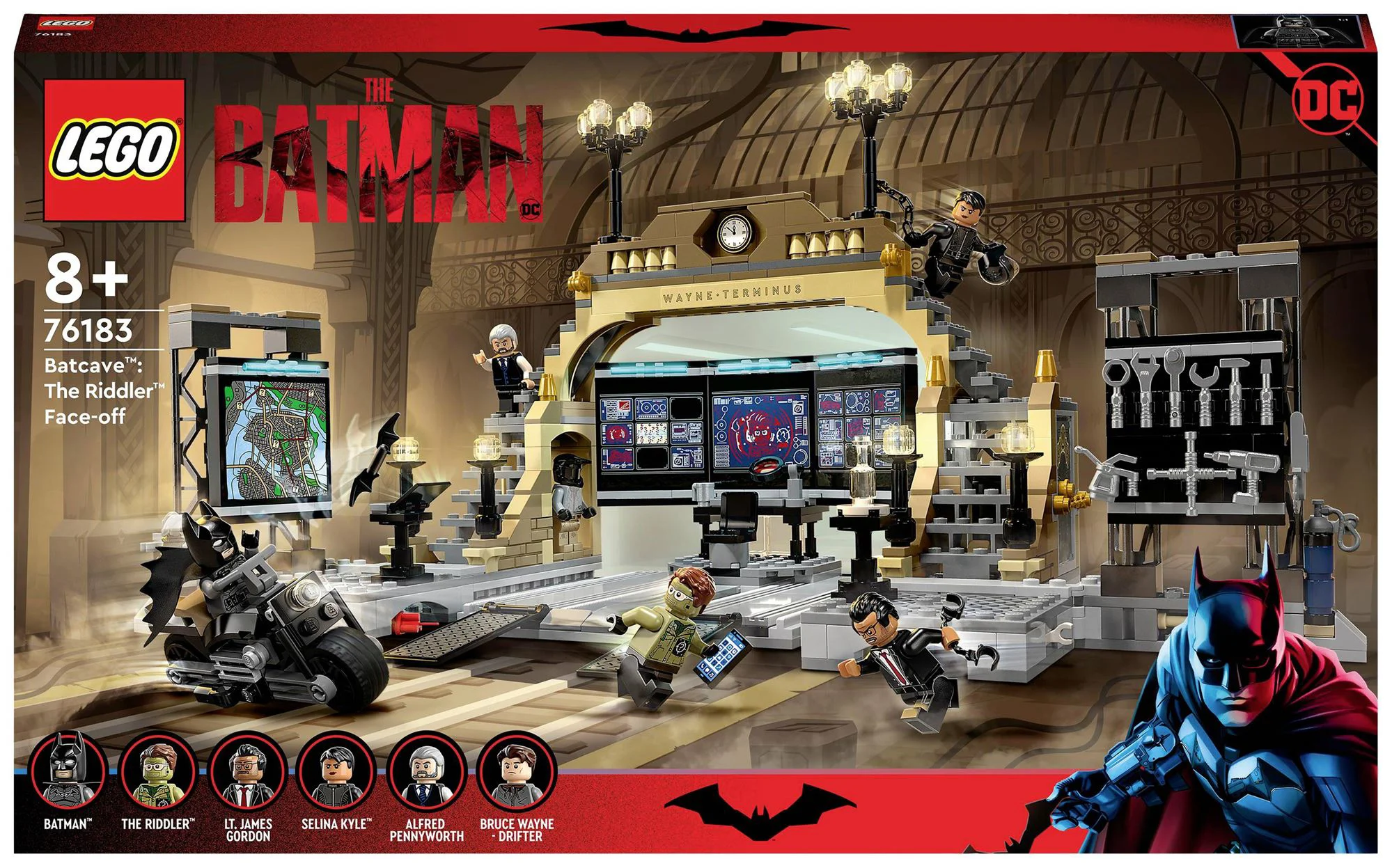 image for LEGO Batcave The Riddler Face Off foto