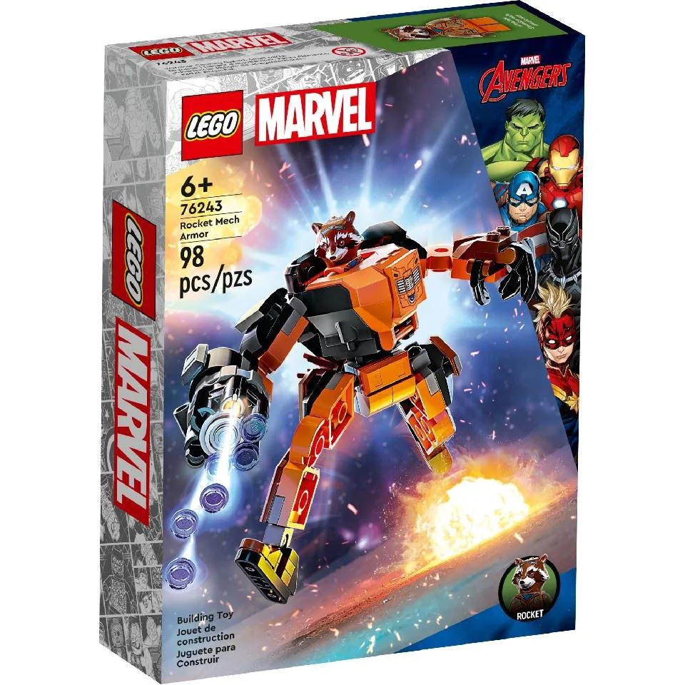 LEGO Marvel Rocket Mech Armor foto