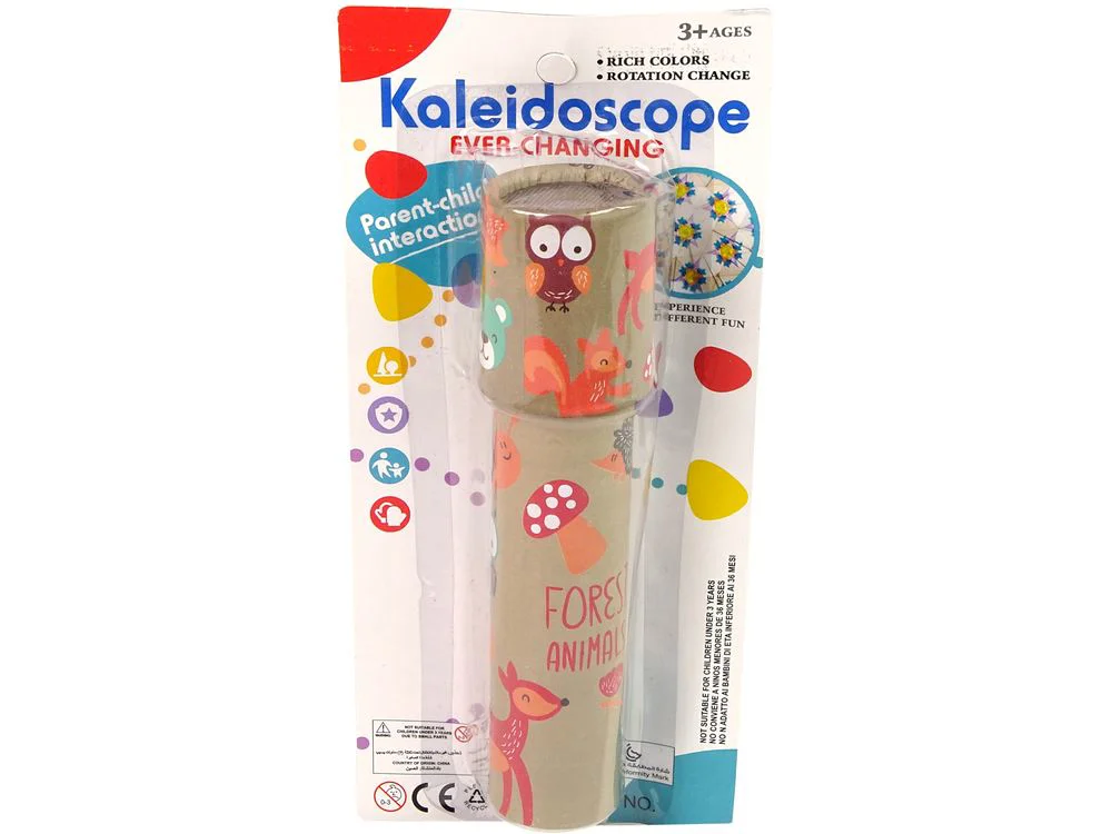 Caleidoscop Lean Toys Animale din padure