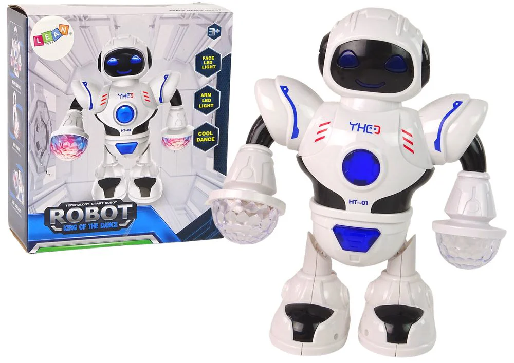 Robot interactiv Lean Toys Dansator cu lumini foto