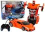 Masina Robot Transformer 2 in 1 Lean Toys cu telecomanda (cu sunete si lumini, USB) foto